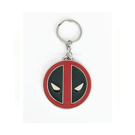 Pequeños héroes respetuosos del medio ambiente Deadpool de la maravilla del llavero del metal 3d para los regalos de los niños