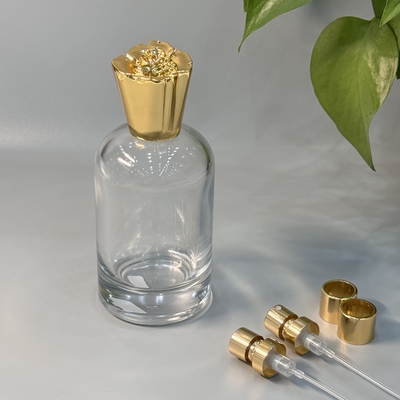 Mejorar la presentación de la fragancia Capa de perfume de aleación de zinc de metal Diseño personalizable Material duradero
