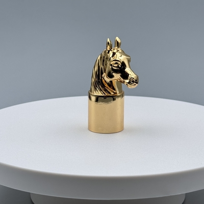 La cubierta de perfume Zamak en forma de caballo Fea15 es la mejor opción para perfumes de lujo.