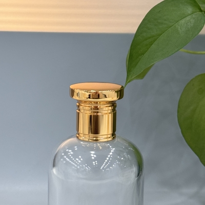 Caps de perfume Zamak ecológicos tamaño y logotipo personalizables mejoran la presentación de la fragancia sin cargo de molde aleación de zinc de alto grado