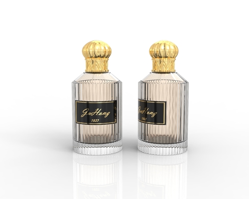 Capuchón de perfume de aleación de zinc Zamak redondo pulido