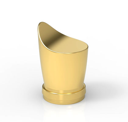 Múltiple ya disponible Zamak Perfume Caps Estilo Hexágono Forma fundición por inyección Fea15 Copas de botellas metálicas