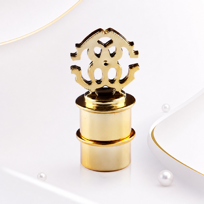 Capa de perfume Zamak personalizable con sello hermético y diámetro interno de 15 mm para botellas de perfume de lujo