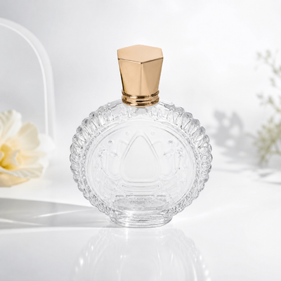 Diseño personalizado Zamak Perfume Cap con molde ya hecho y característica no rellenable