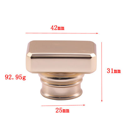 Logotipo personalizado Premium Glossy Cap en forma de T Zamac Perfume Cap para Fea 15