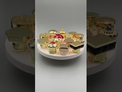 Mejor venta China fábrica mayorista logotipo personalizado botella de perfume tapas de perfume para FEA15 botella de vidrio