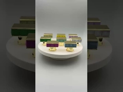 Mejor venta China fábrica mayorista logotipo personalizado botella de perfume tapas de perfume para FEA15 botella de vidrio