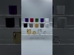 Capuchones de perfume de metal de aluminio en forma de cilindro de gama alta para cuellos de botellas estándar de Fea 15