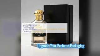Tapas de perfume Gold Crown de lujo para marcas de fragancias premium